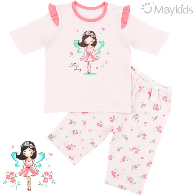 Maykids 7分袖家居服 (森林仙子)