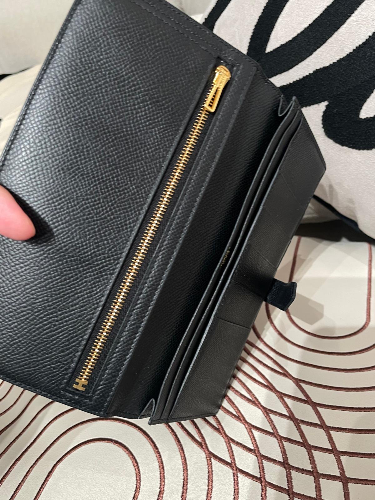 Hermes Bearn Long Wallet Stamp Z 100%Authentic, 95%New