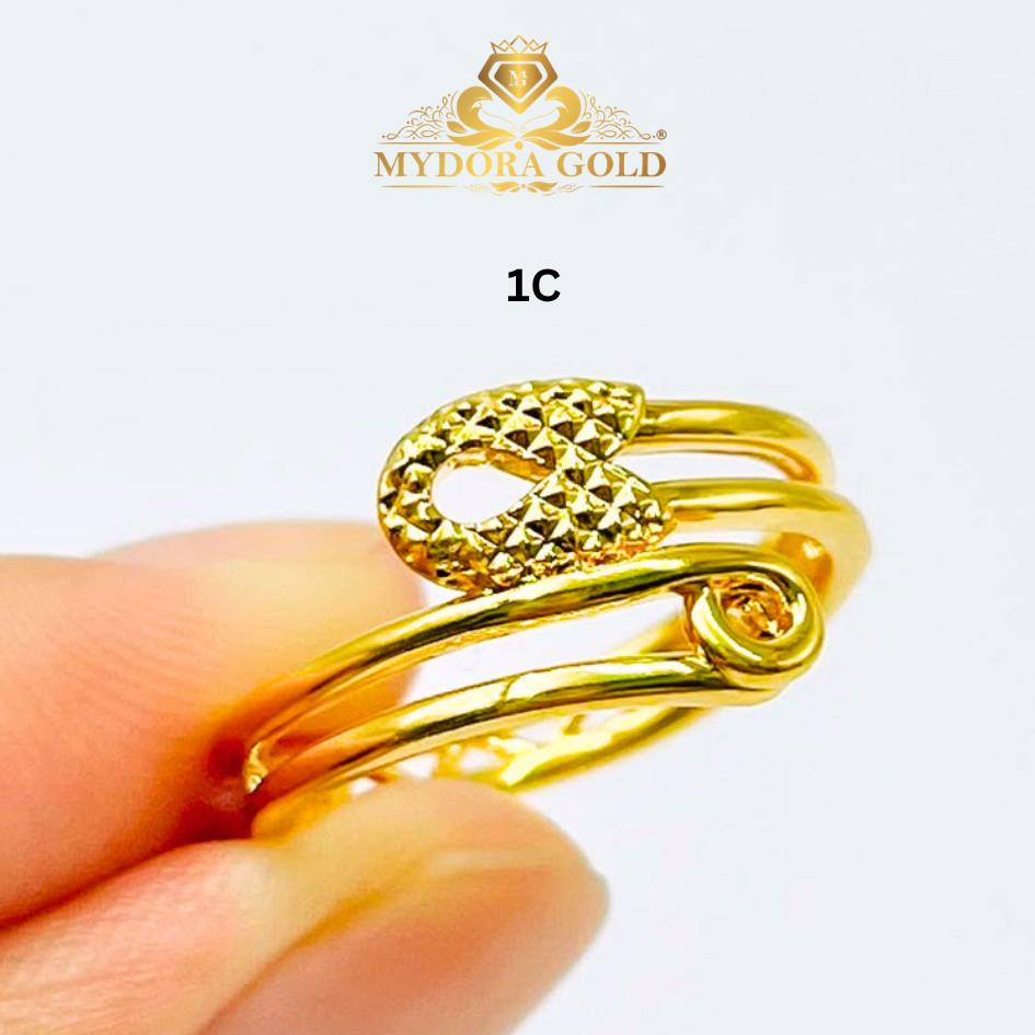MYDORA Cincin Safety Pin Exclusive (5G) l EMAS 916/ 22K