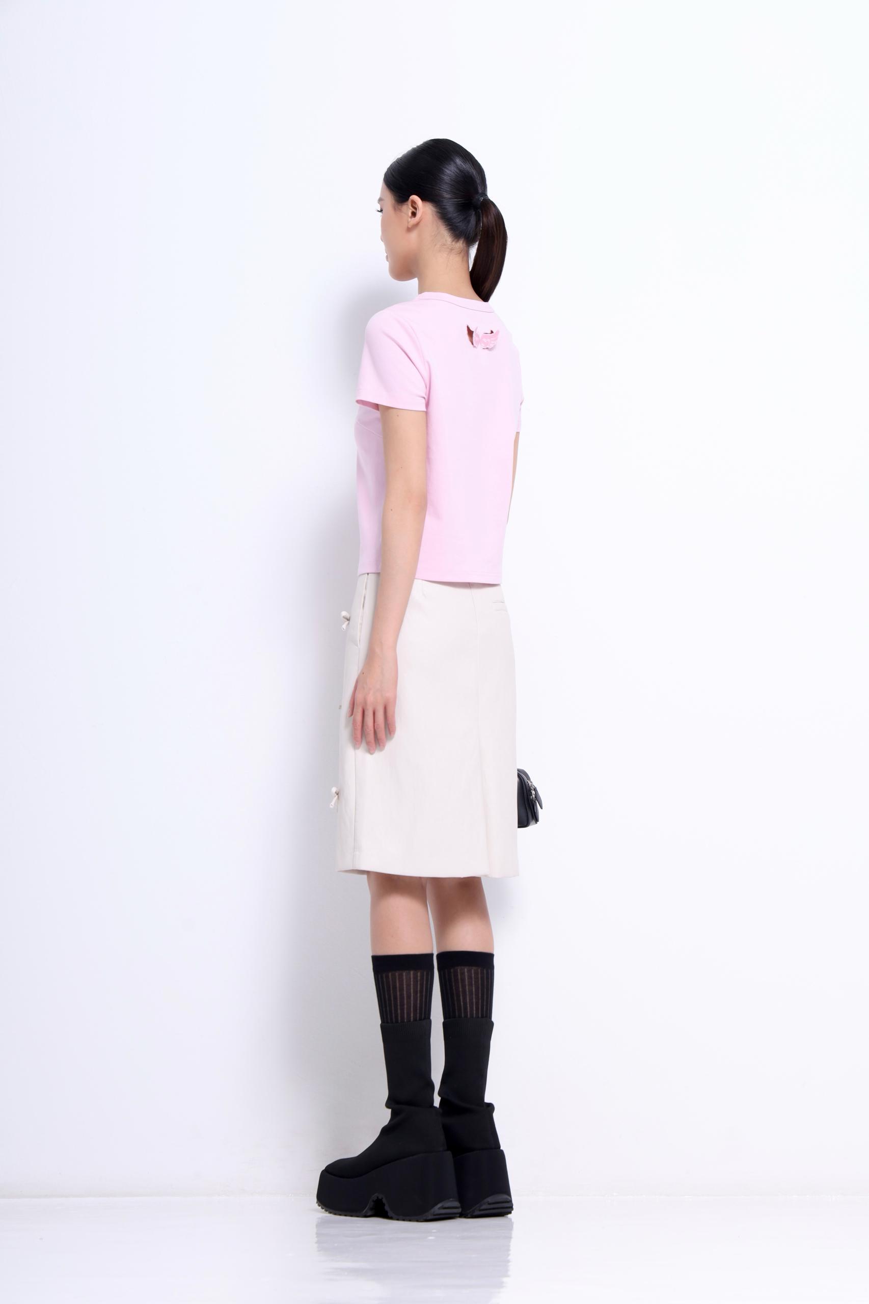 CS1422 DECORATED MINI BOW SKIRT