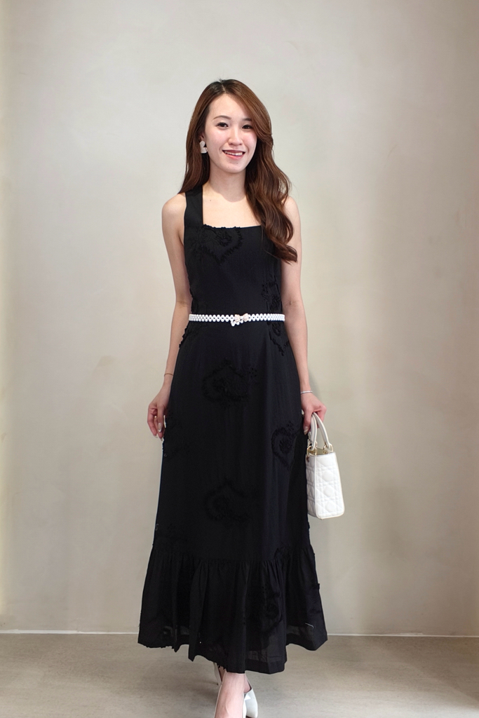 CD2146 Floral Jacquard Mermaid Dress
