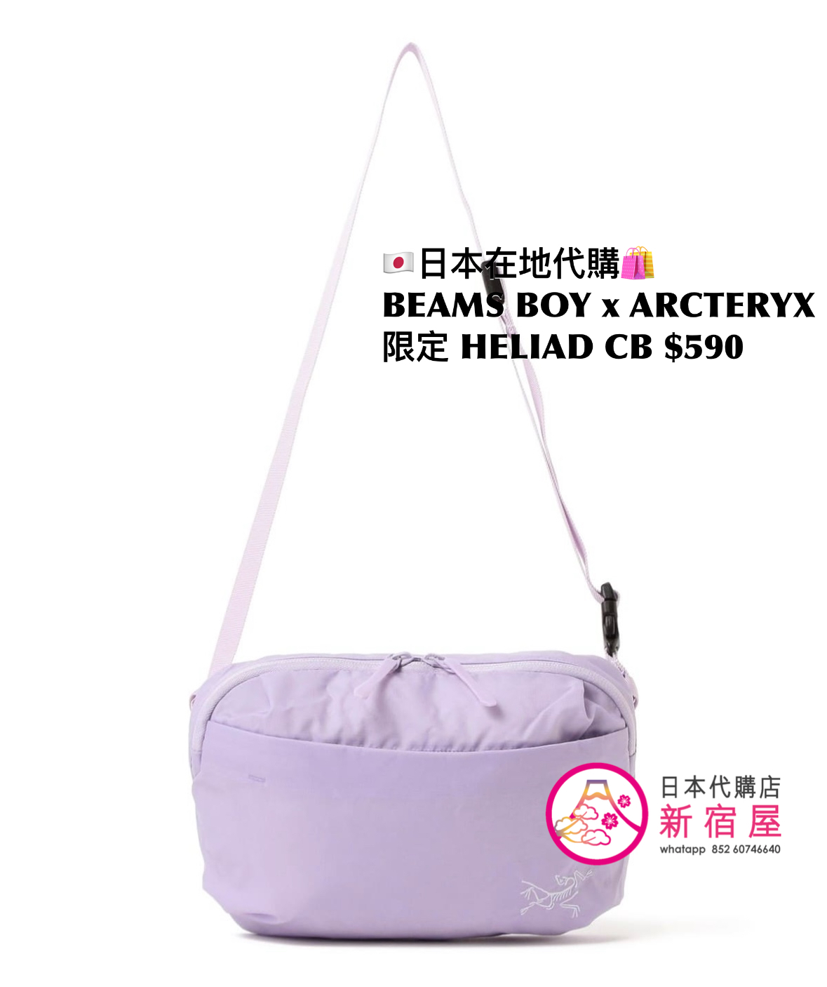 BEAMS BOY x ARCTERYX 限定 HALIAD CROSSBODY