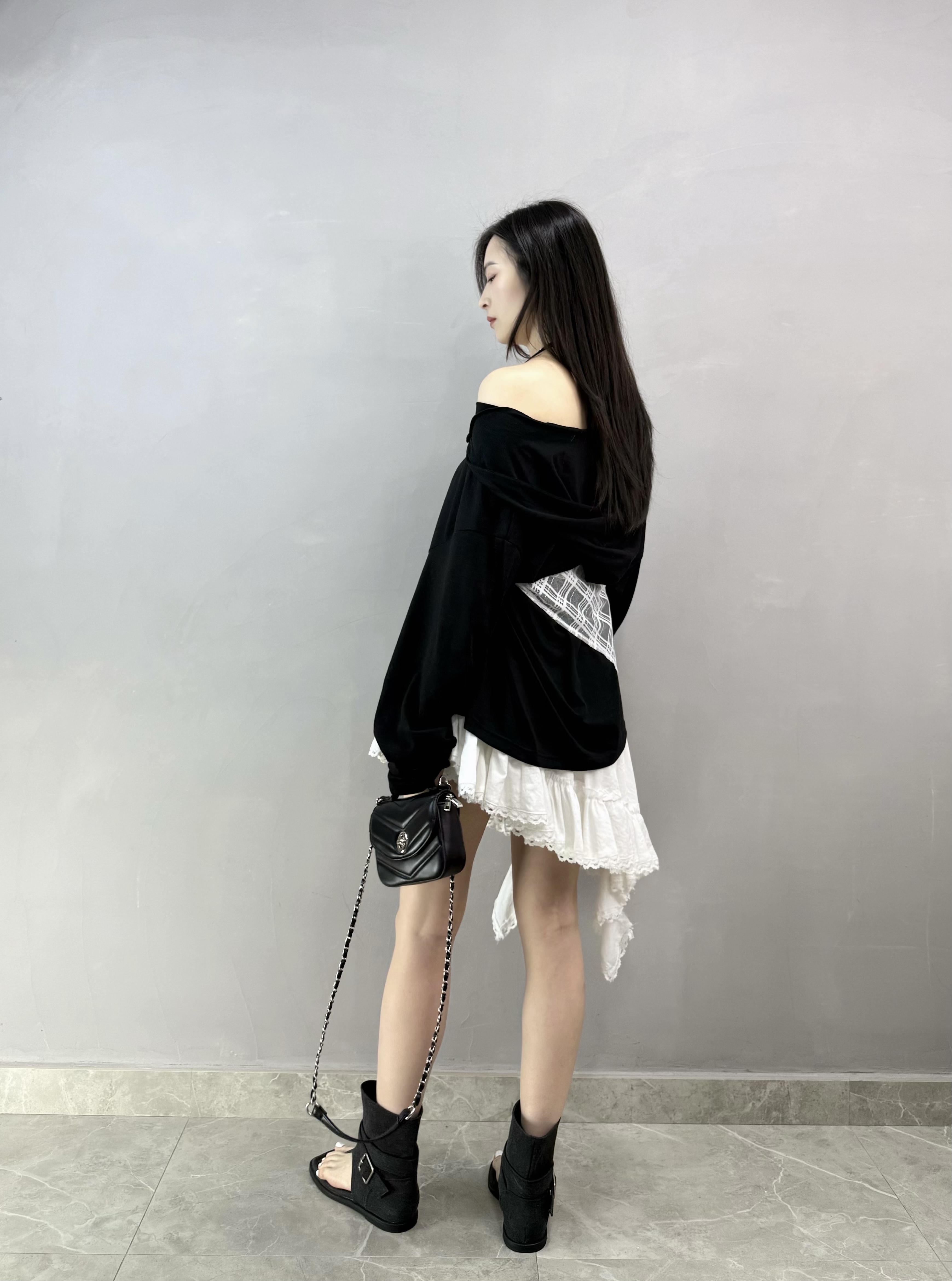 J81 有帽Top+吊帶 Set