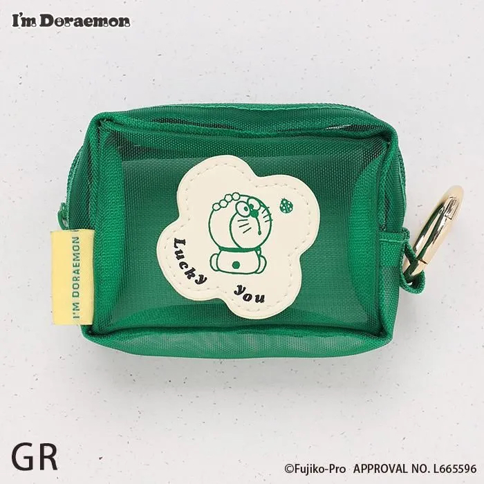 [訂購] 多啦A夢掛扣袋 小物袋 Doraemon生活 Pouch｜四葉草系列
