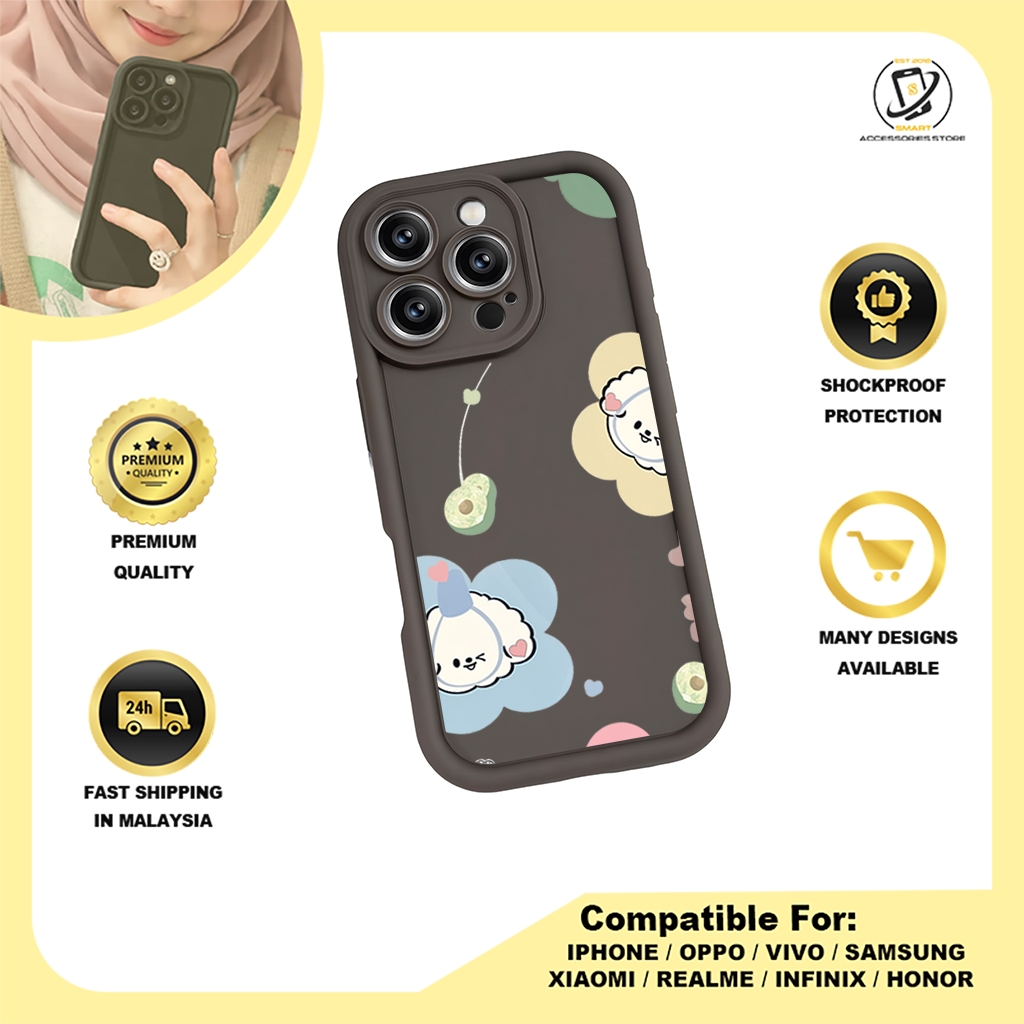 TPU DESIGN CASE PHONE FOR REALME - DESIGN CUTE B