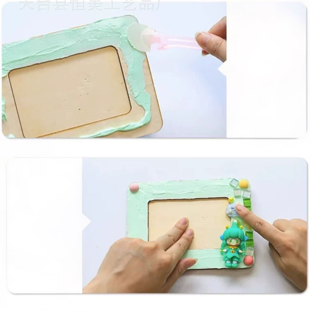 DIY手工材料-木質白胚相框 (G748)  🚛 送貨方式請選(4)