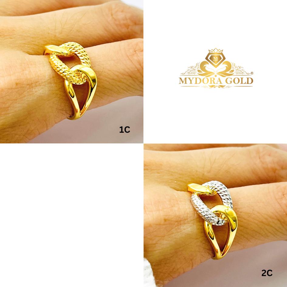 MYDORA Emas 916 Cincin Coco Knot (5G) l EMAS 916/22K