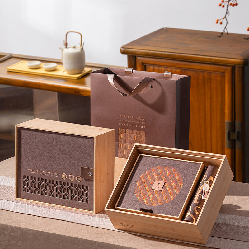 【高端款·普洱臻萃茶礼】敬世界一杯中国茶荣获金奖有机茶饼普洱熟茶品质好礼