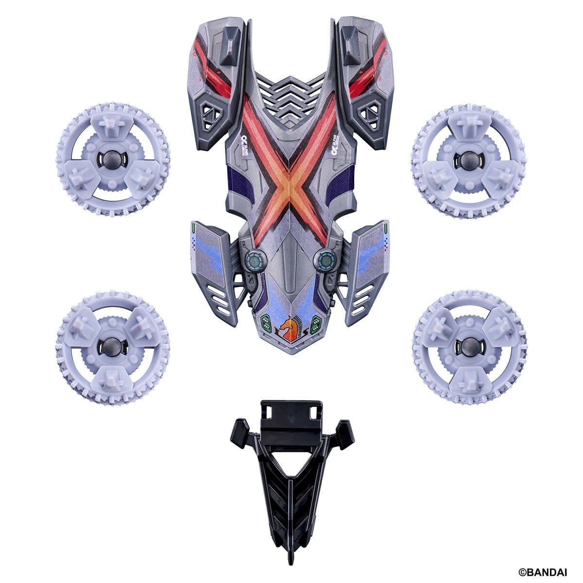 (預訂訂金 $84) (總價 $84) Bandai 爆裂戰車-08 BR-08 野馬強化零件 (行版) Barabaride Booster Set BR-08 Stallion Kit