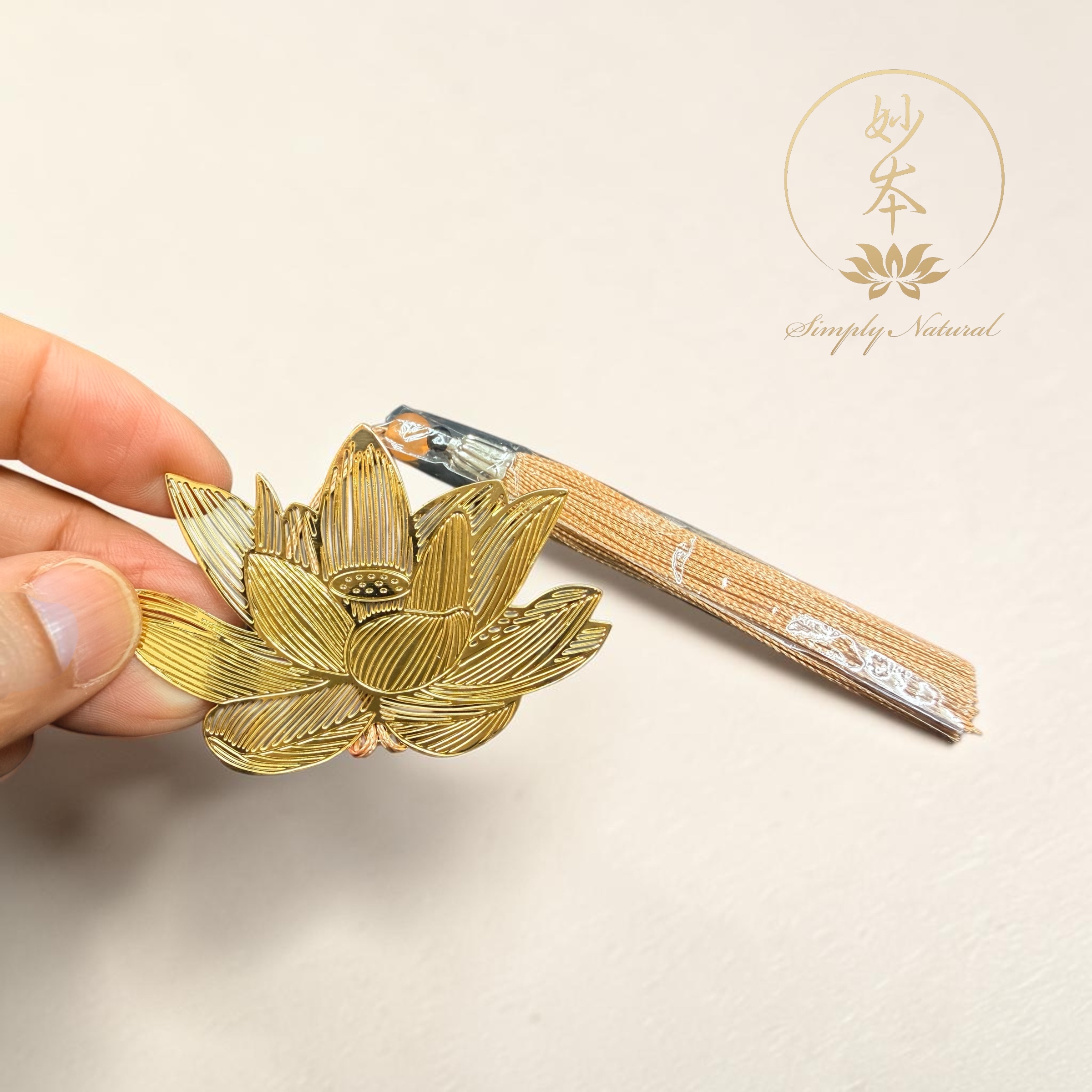蓮花書簽（肉色）