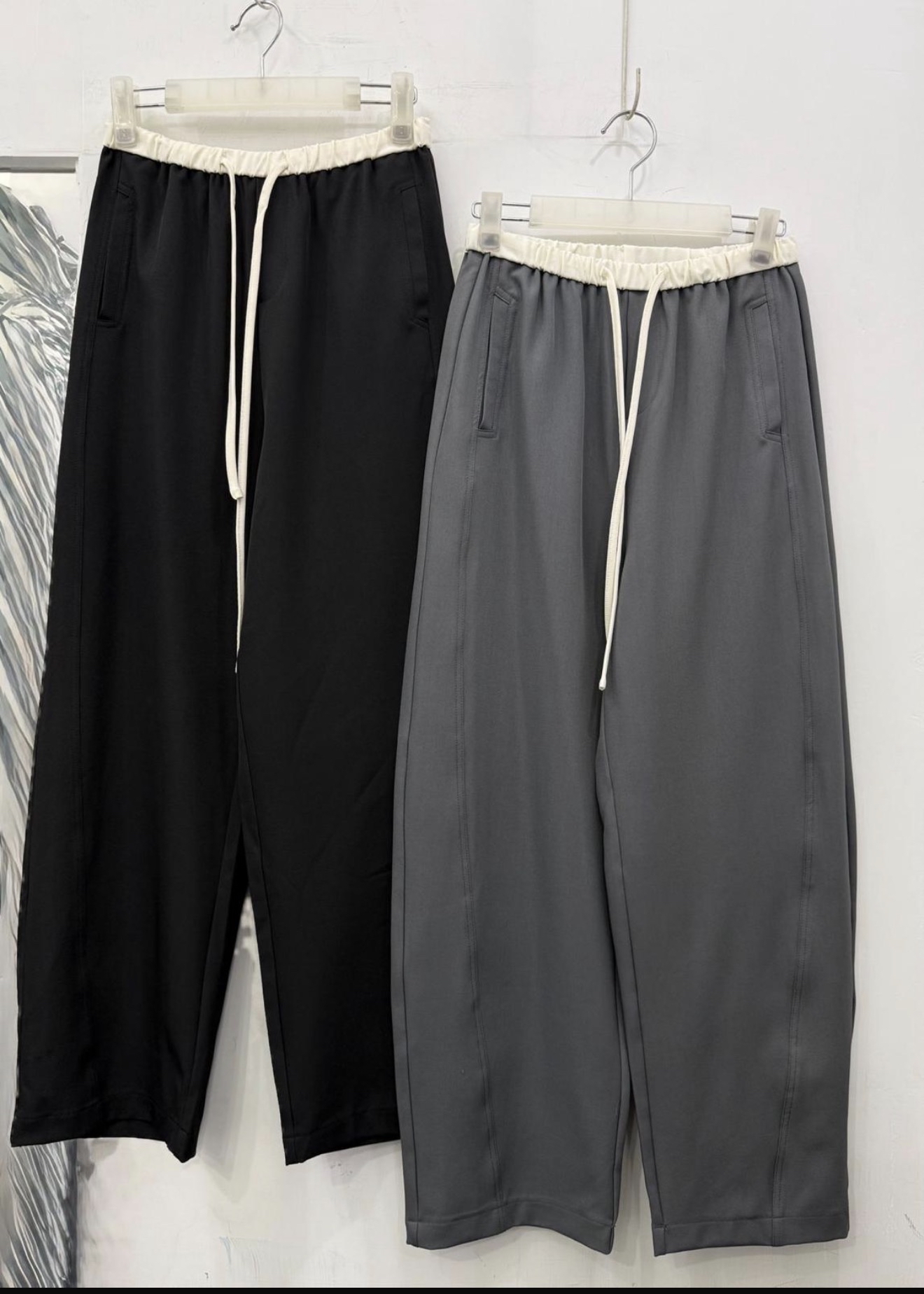 韓國白邊長褲 M523 03NO08270