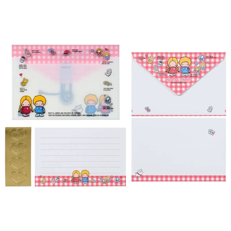 Sanrio Patty & Jimmy 信封信紙套裝