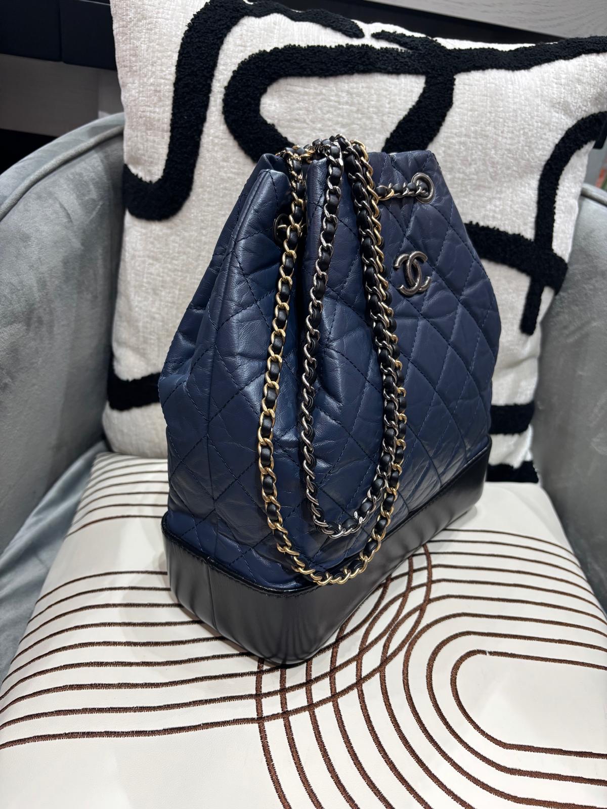 Chanel Gabrielle Backpack 100%Authentic, 98%New ✅Card ✅Dust bag✅Box