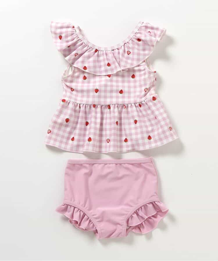 🇯🇵預訂 日本直送🇯🇵Apres les cours六色圖案印花荷葉邊後背V領分體泳衣