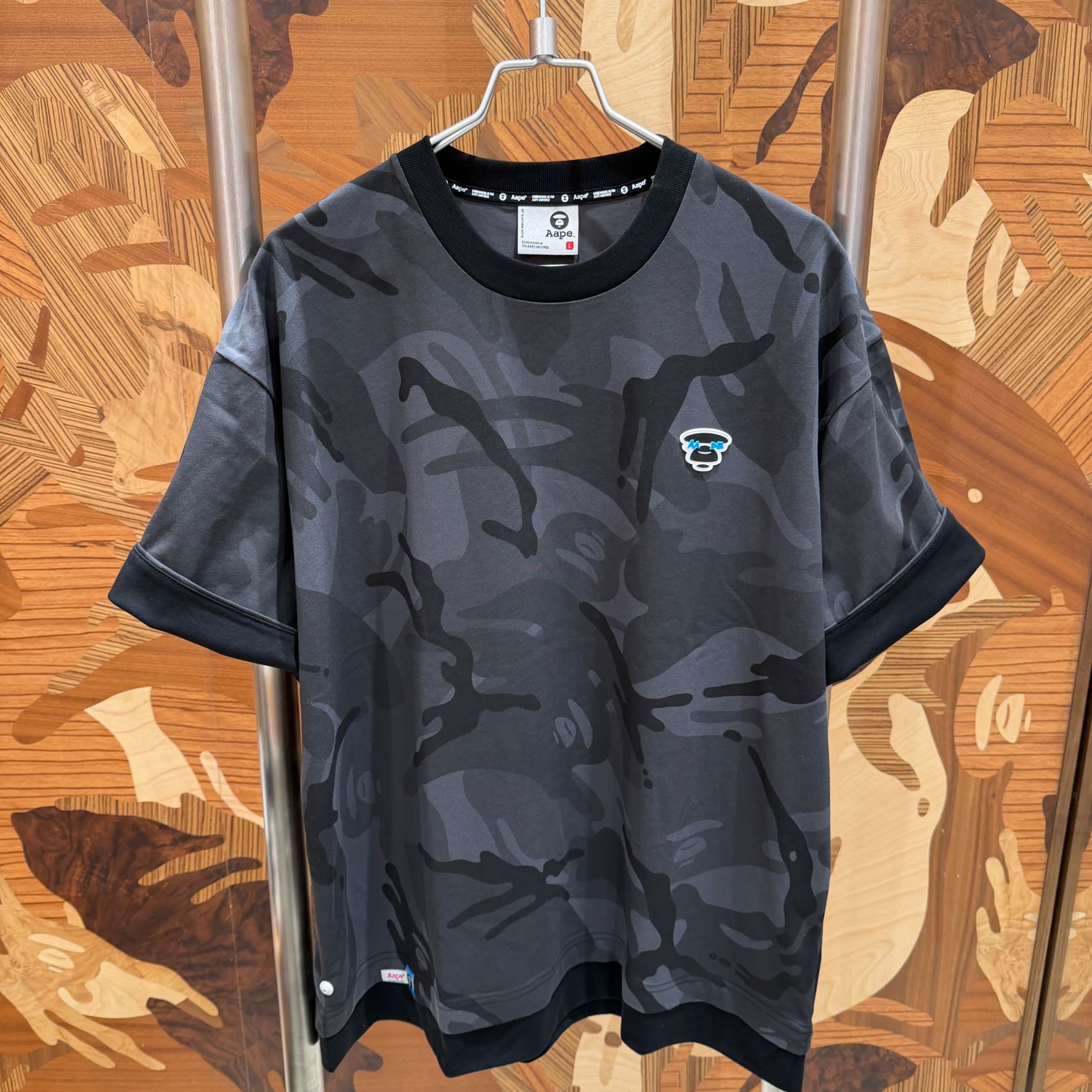 AAPE Relaxed fit Camo logo tee (1877) 寬鬆版