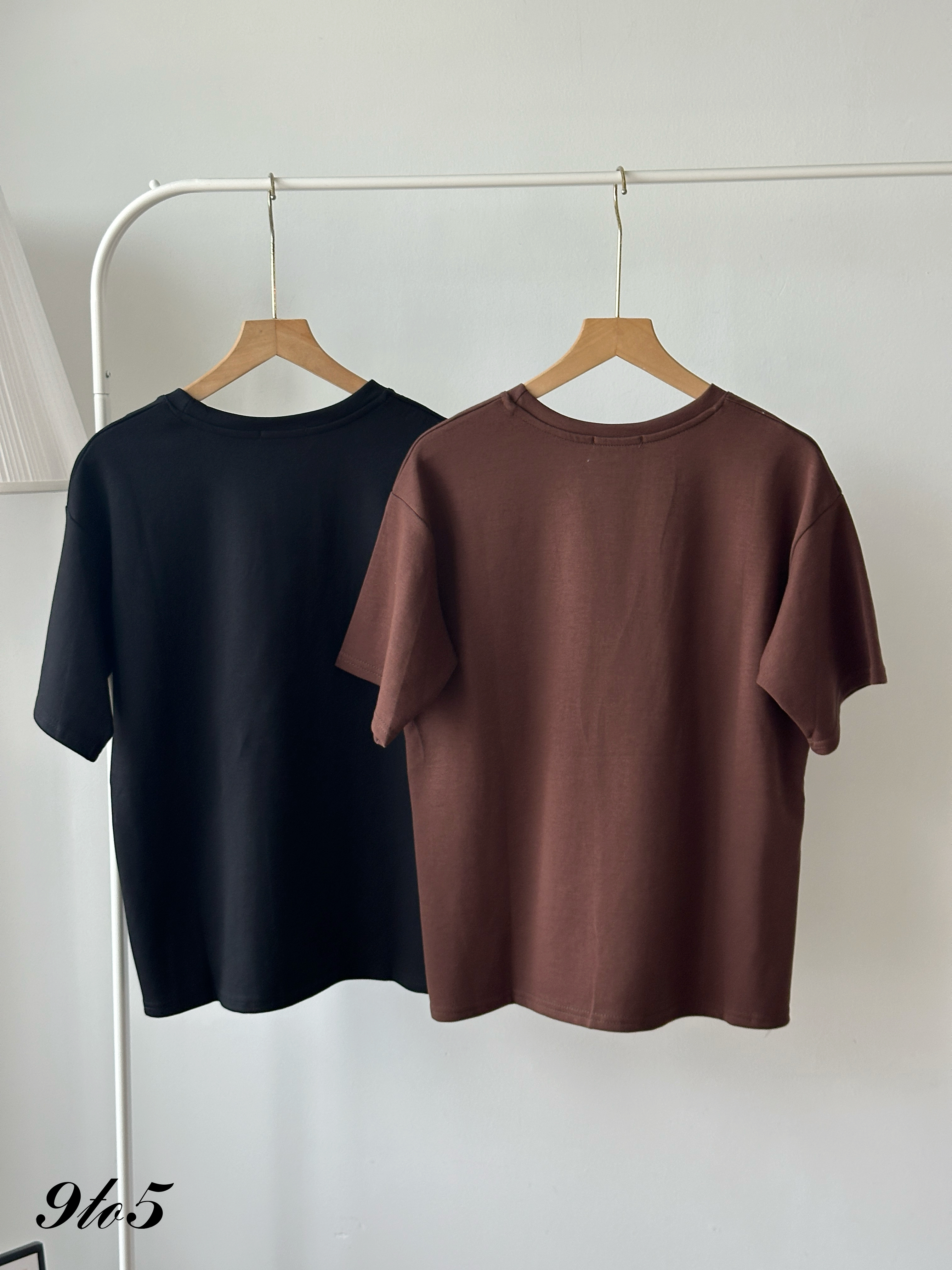 T4400 Embroidery Doggy Oversized Tee - 4 Colors 