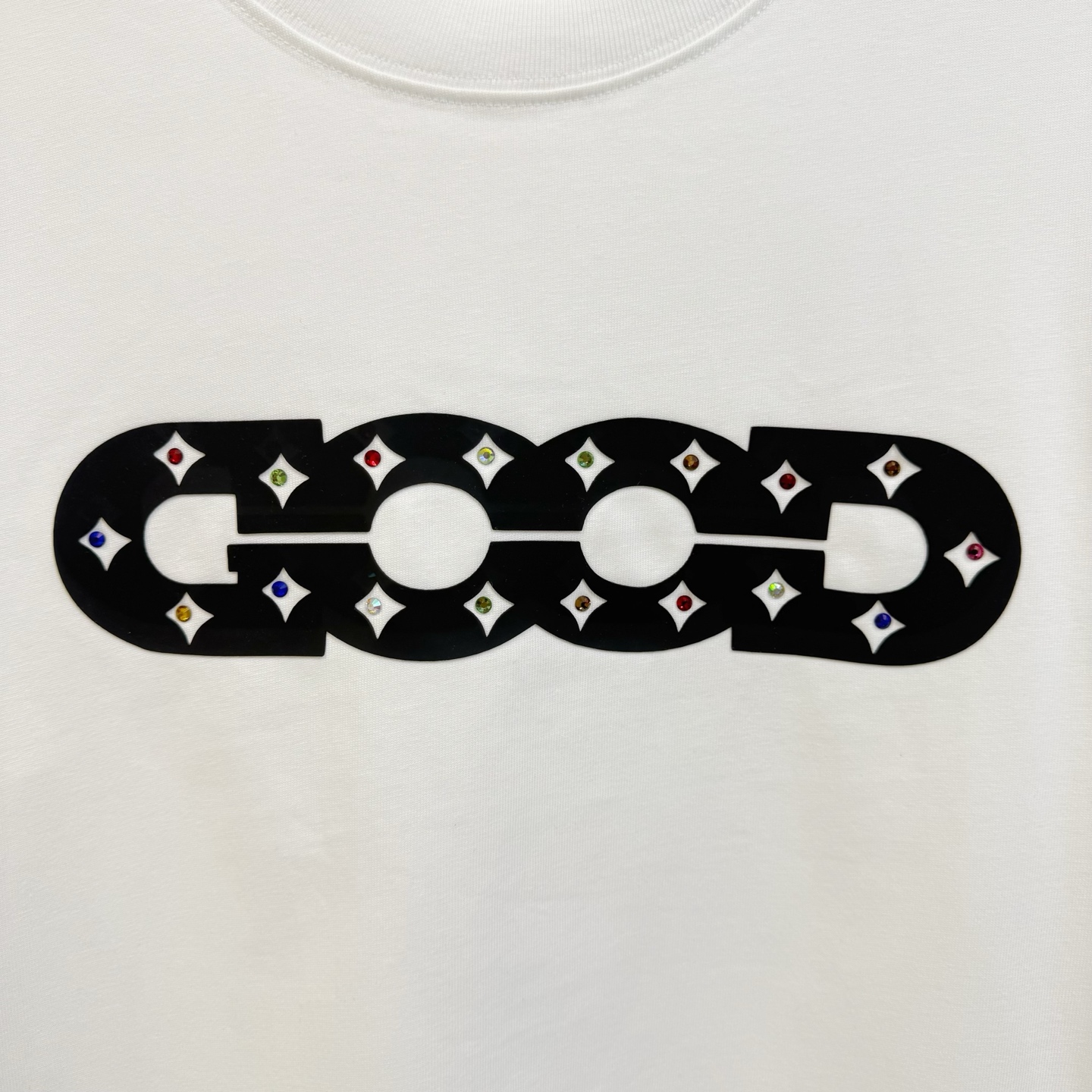 GOODBRAND Diamond Crystal Oversized Tee