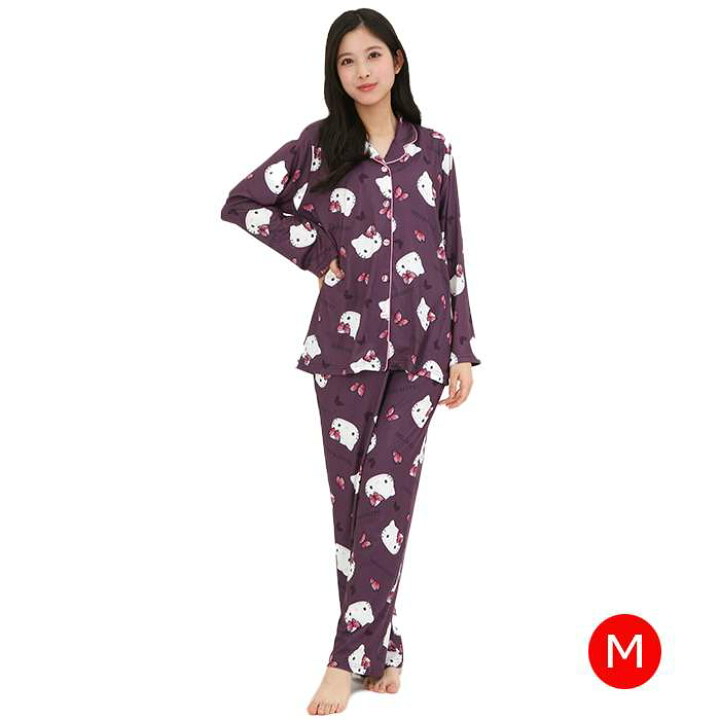 日本直送Sanrio 新款Kitty長袖睡衣 m碼