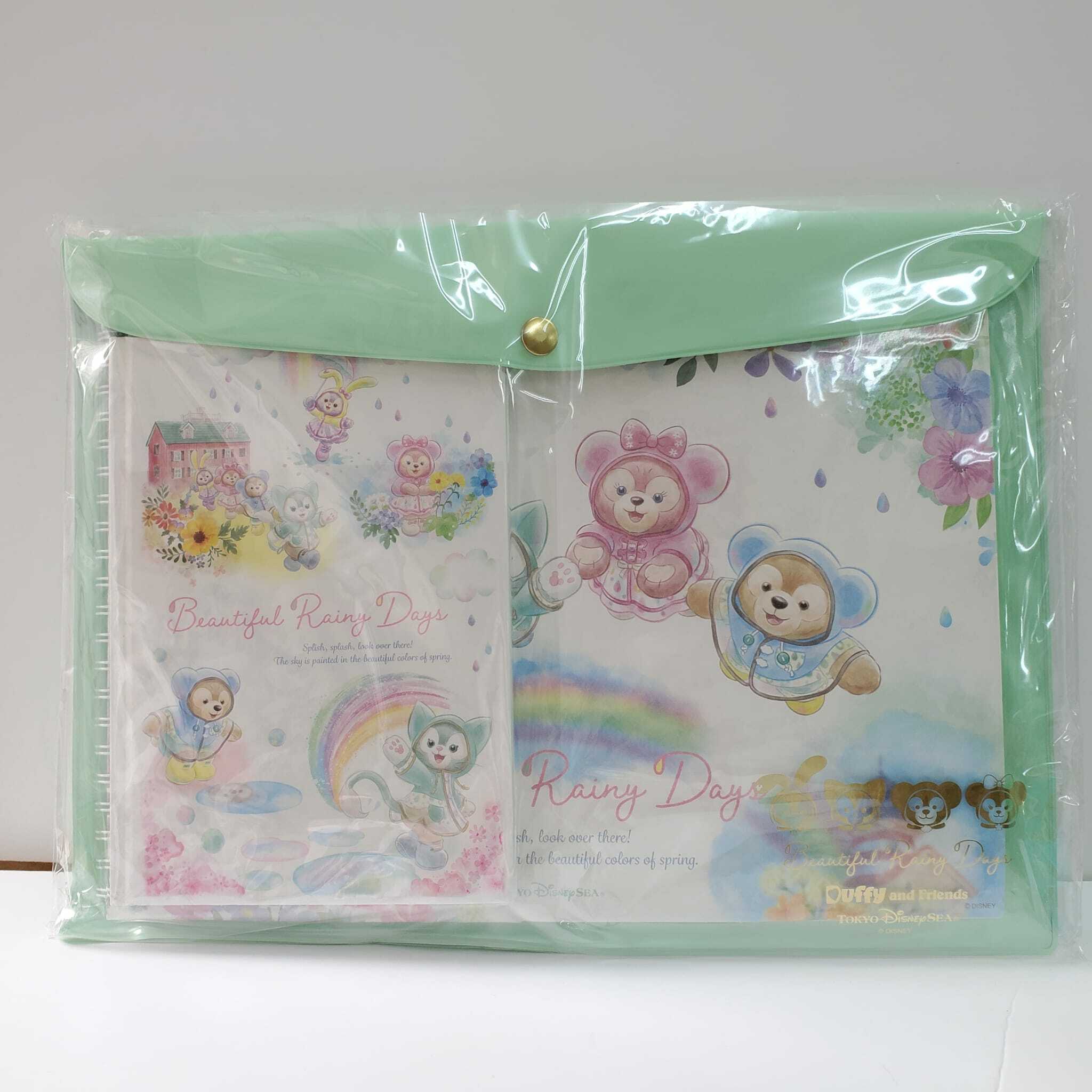 [現貨] [東京迪士尼] Beautiful Rainy Day|記事簿填色冊套裝 {TF220506H}