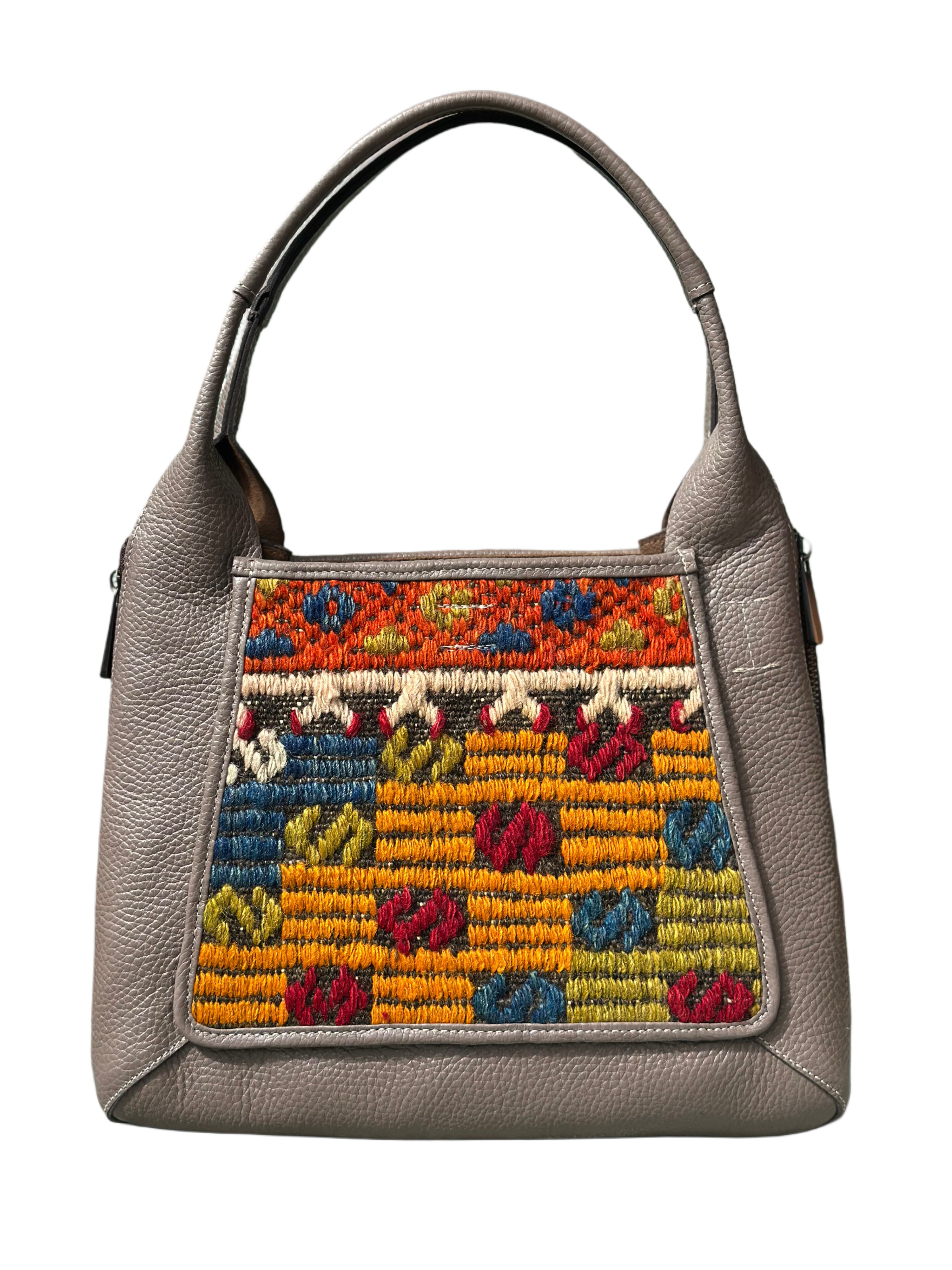 K30 土耳其真皮地氈手袋（大象灰）