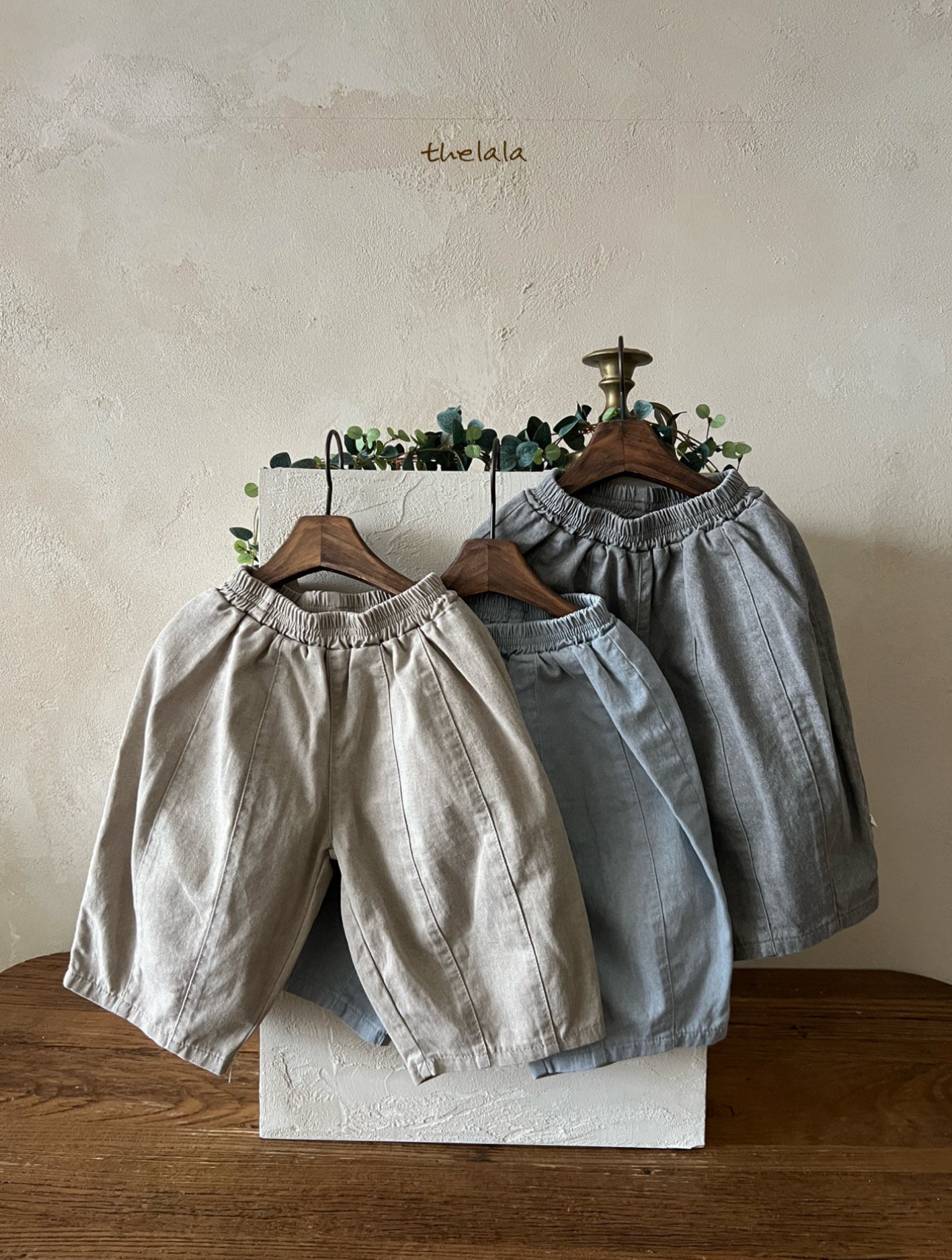 🌸預訂 韓國直送🌸🇰🇷THELALA三色寬鬆闊腳褲