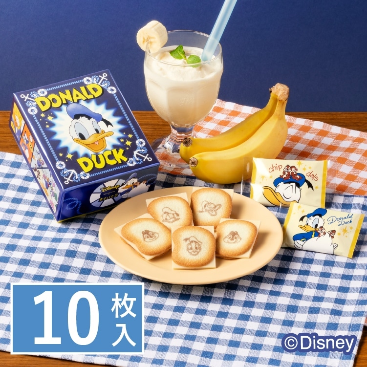 🌸 【預訂】Donald 白朱古力夾心餅(10入) - Tokyo Banana x Donald Duck, Chip & Dale