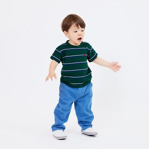 🇯🇵預訂 日本直送🇯🇵Polo Baby標誌小熊刺繡斜紋布牛仔褲