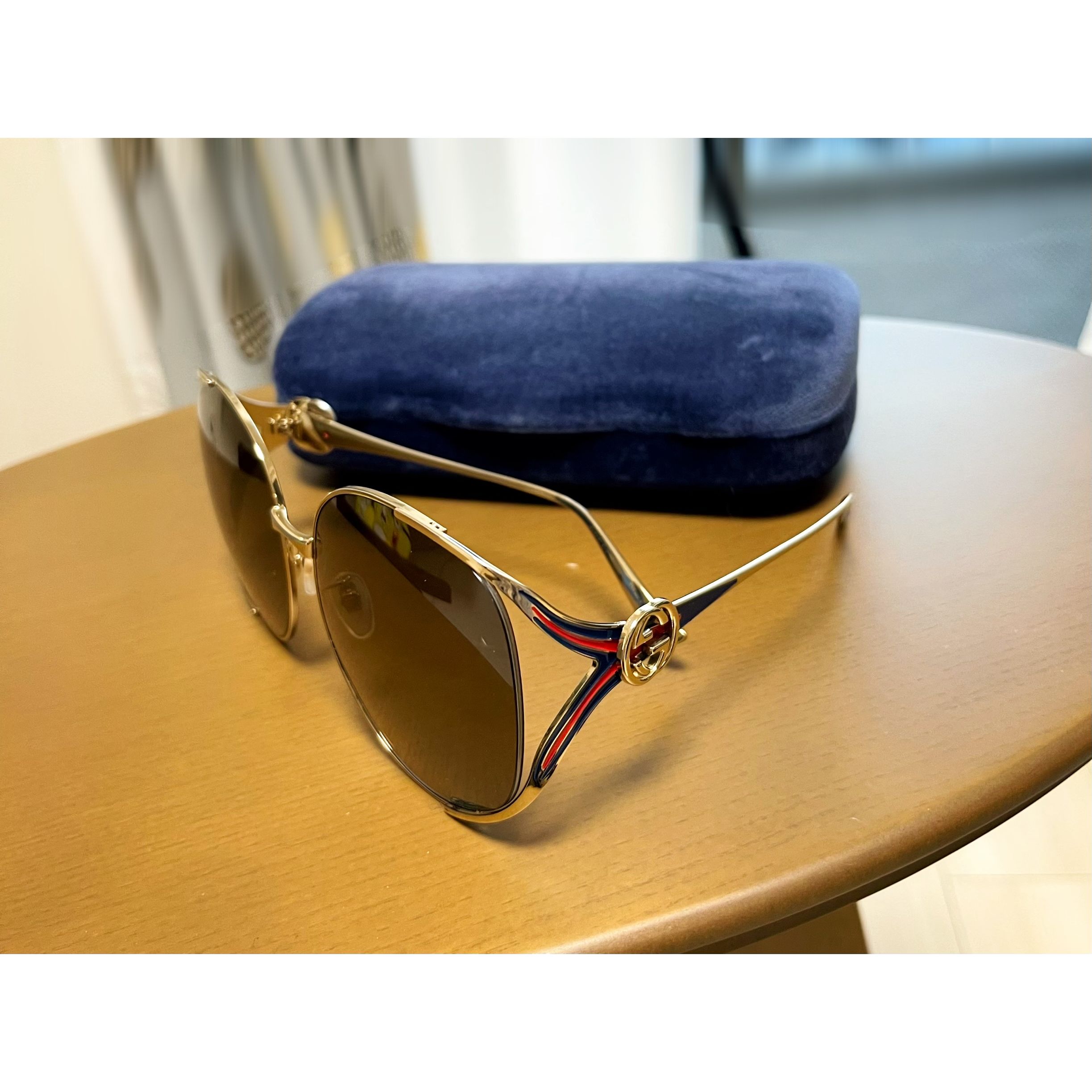 💕 Made in Italy 🇮🇹 Gucci sunglasses C (full set 有盒、Gucci 眼鏡布及眼鏡袋) 💕