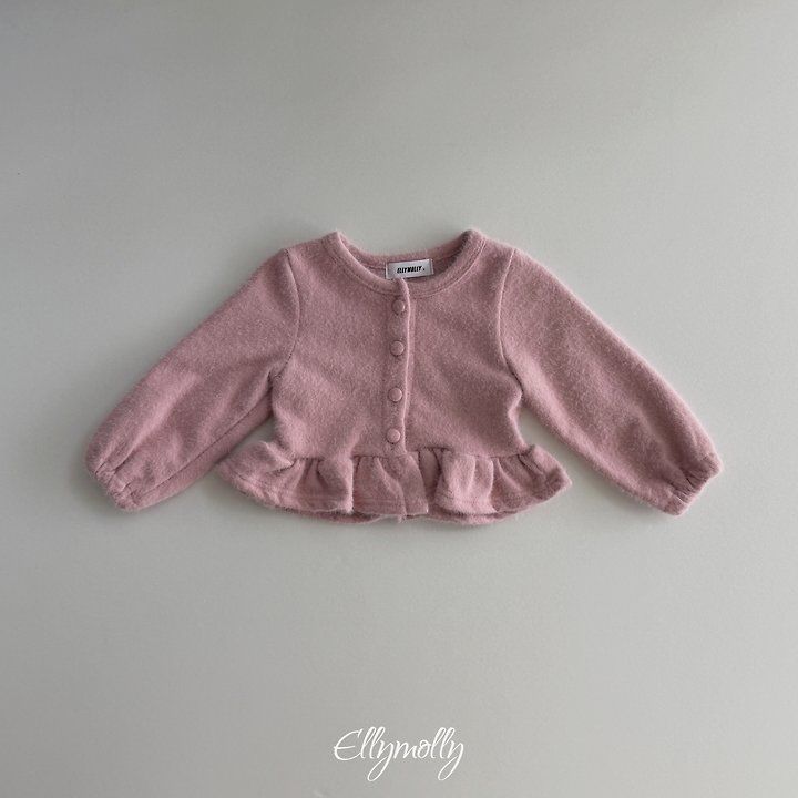 Ellymolly | Snow flower golf frill cardigan