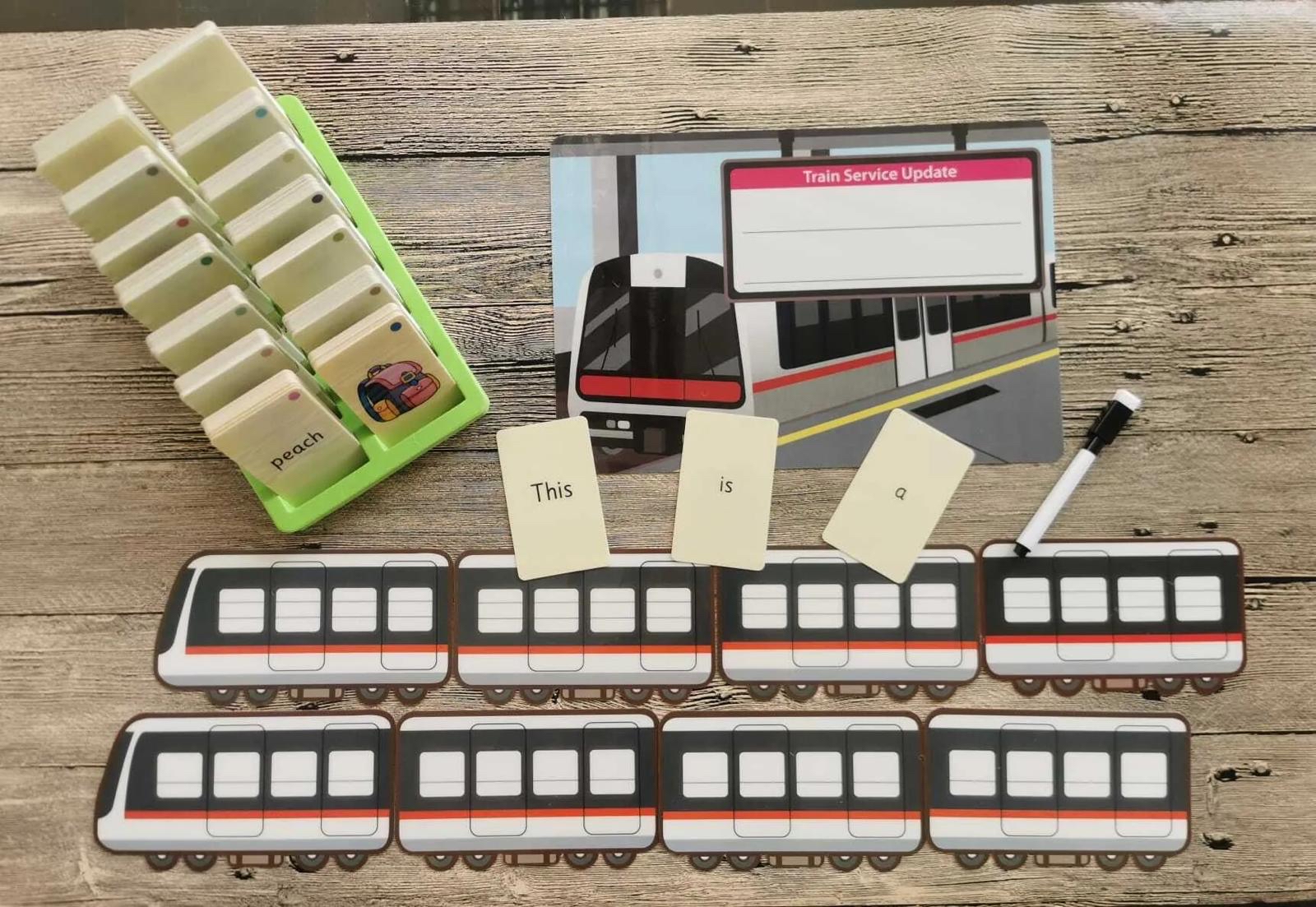 串字列車 SPELLING TRAINS：可配合【TING 點讀筆】