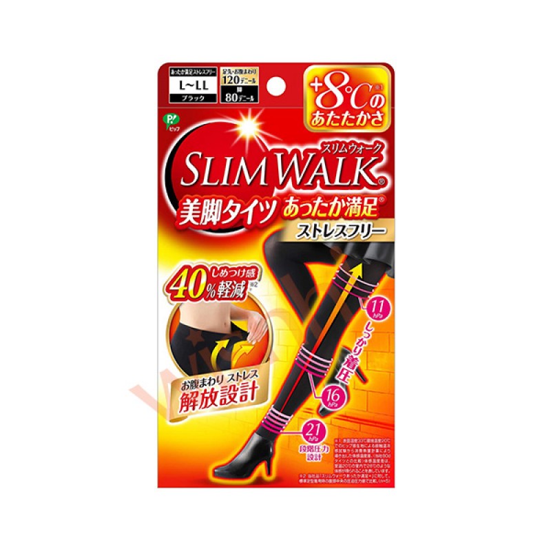 Slim Walk吸濕發熱保溫壓力襪(M-L)PH755