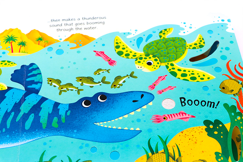 Usborne Dinosaur Sounds恐龍觸摸發聲書