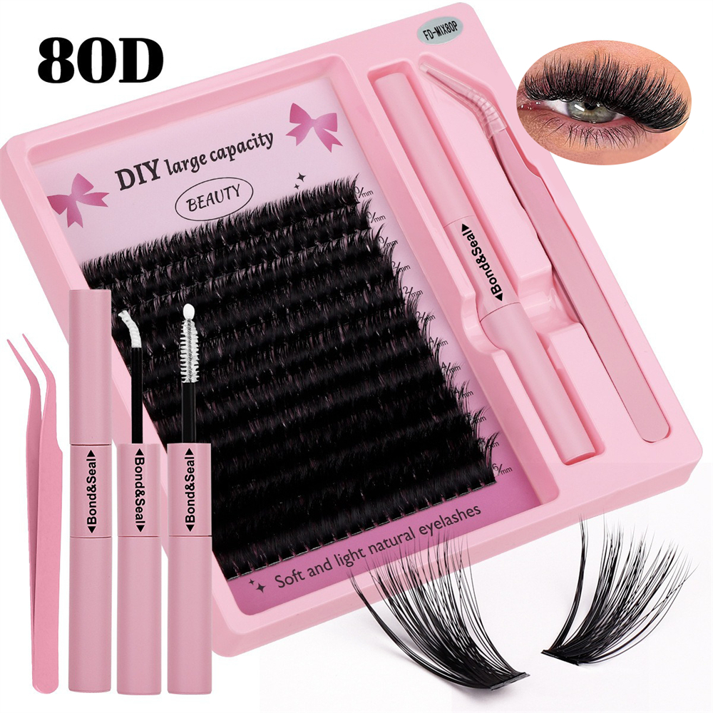 DIY分段假睫毛 80D-240朵混裝 UA0538
