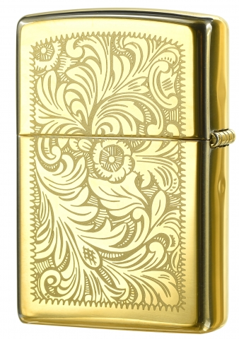 Zippo - 352B 黄銅鏡面 雙面蝕刻 | 防風打火機 | ZIPPO 指定授權經銷商 |美國製造 | 收藏