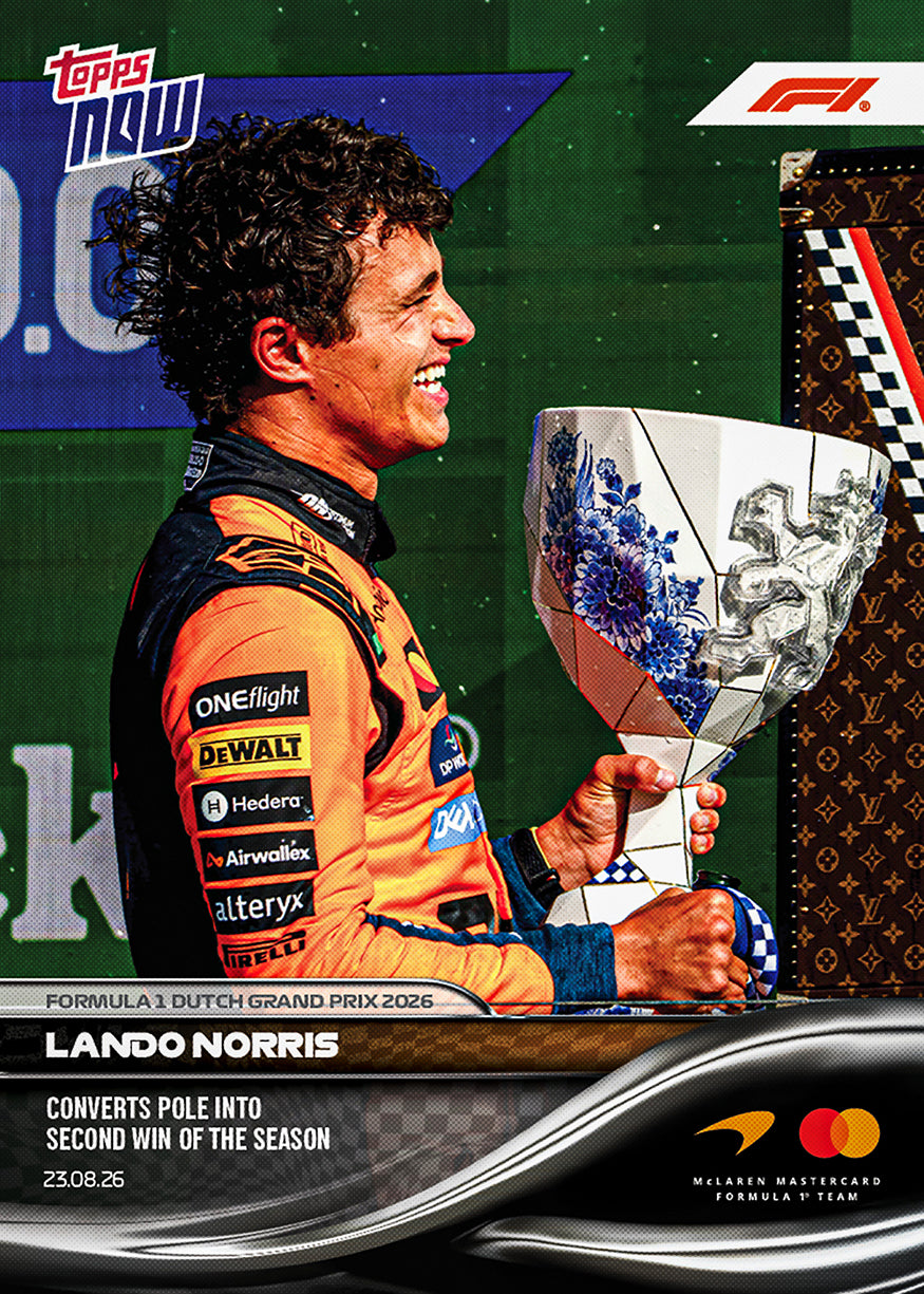 Lando Norris - 2026 F1 Topps NOW® #53 Dutch GP 贏車卡【團購】