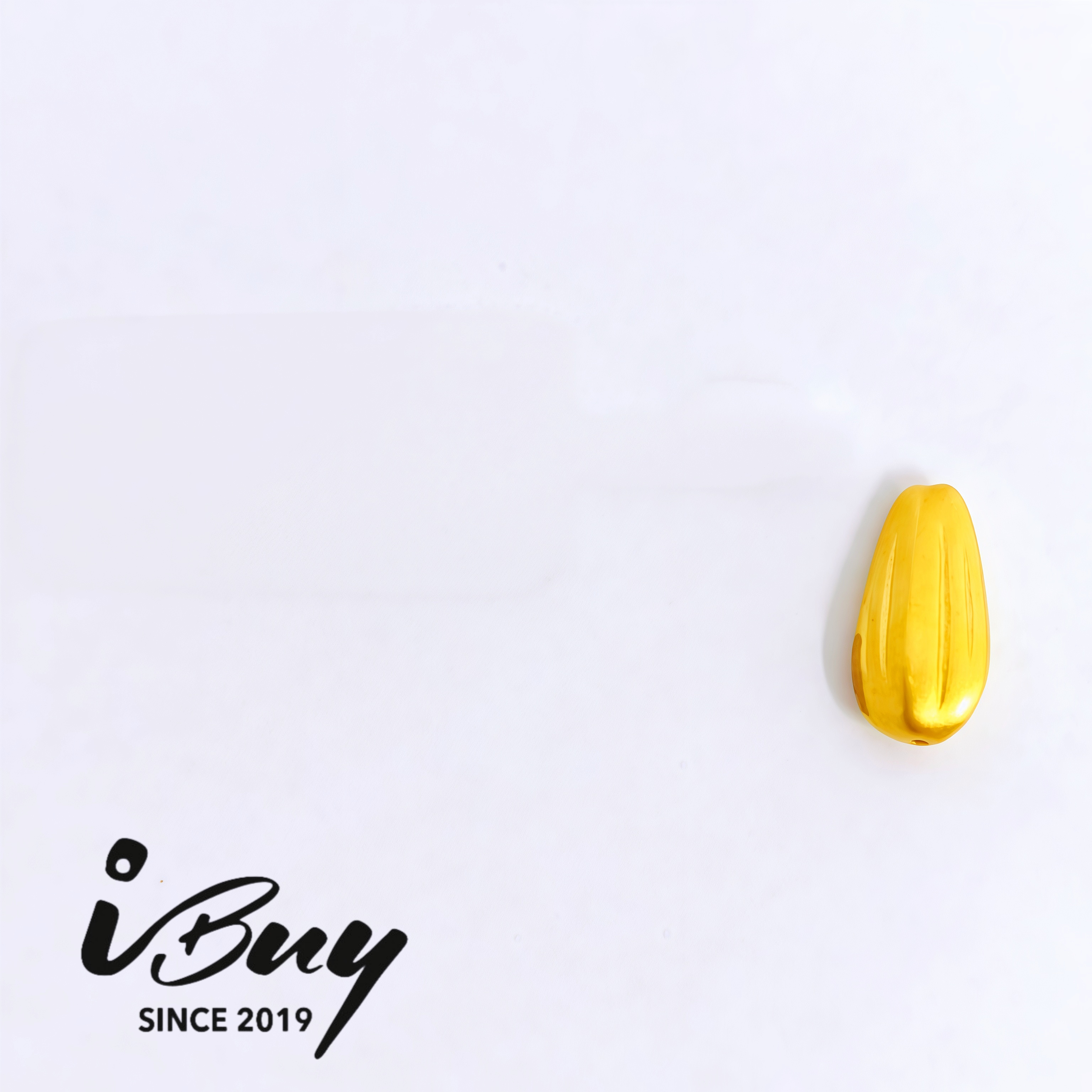 999 GOLD SUNFLOWER SEED BEAD 999 金 瓜子串咀