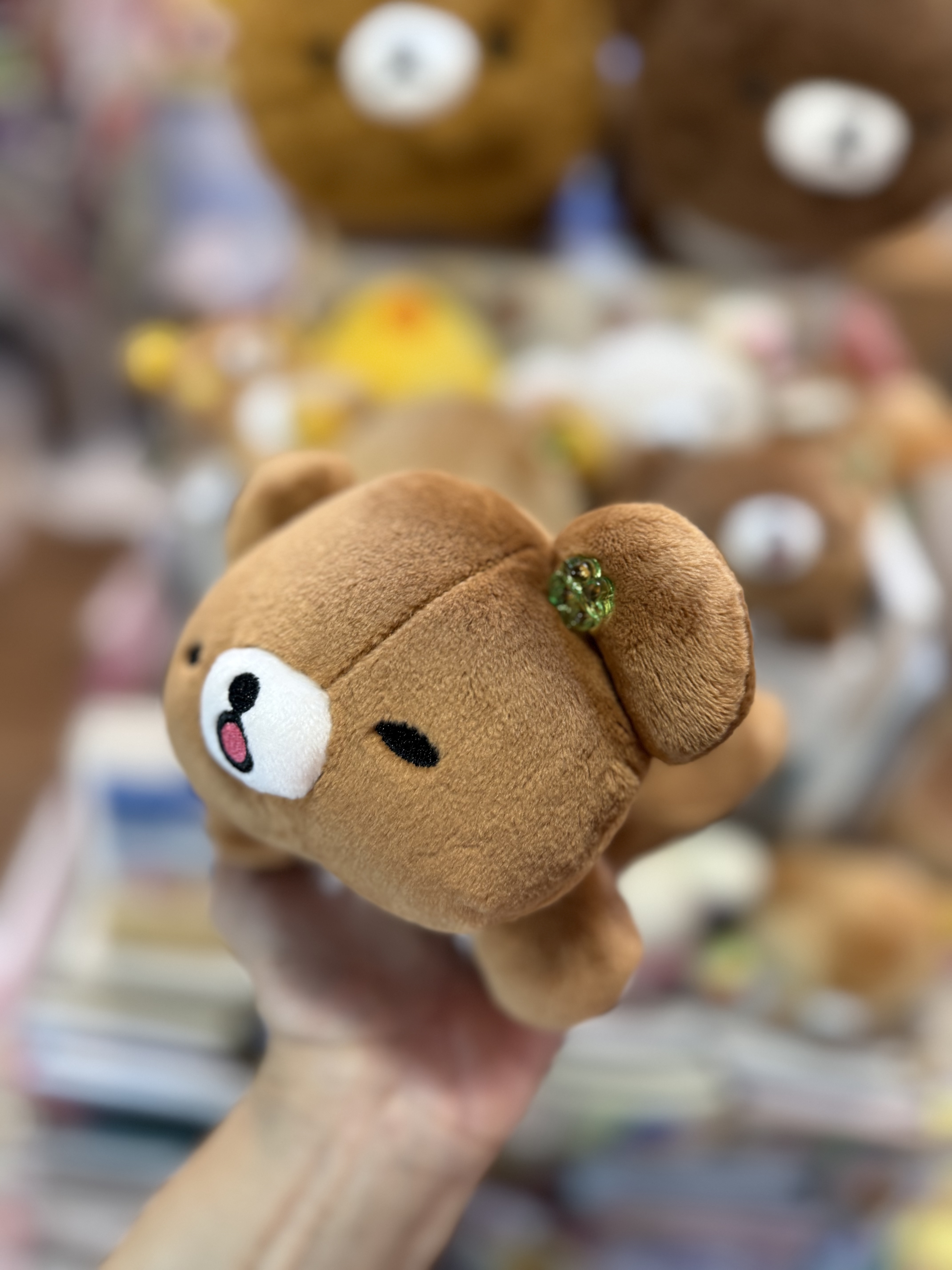 《現貨》全新小熊10週年紀念四葉草系列趴地公仔