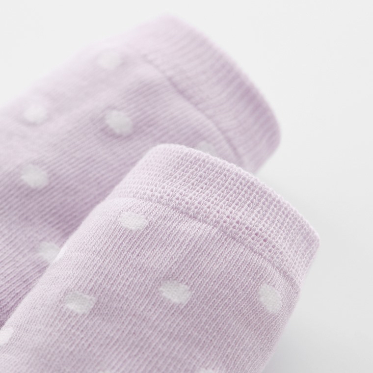 部分現貨💚預訂 台灣直送💚兩色可愛提花防滑中筒襪三對裝