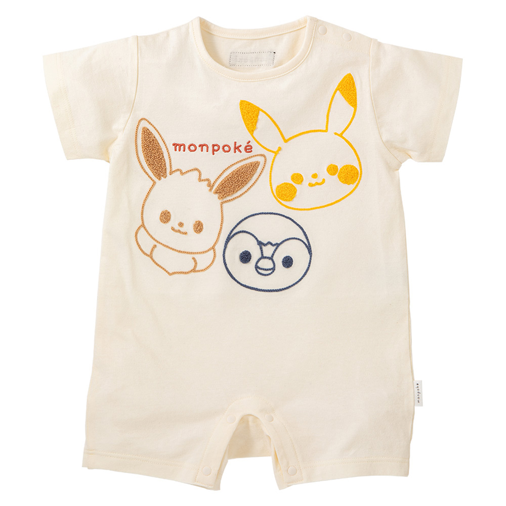 🇯🇵預訂 日本直送🇯🇵Monpoke比卡超人物刺繡短袖連身服