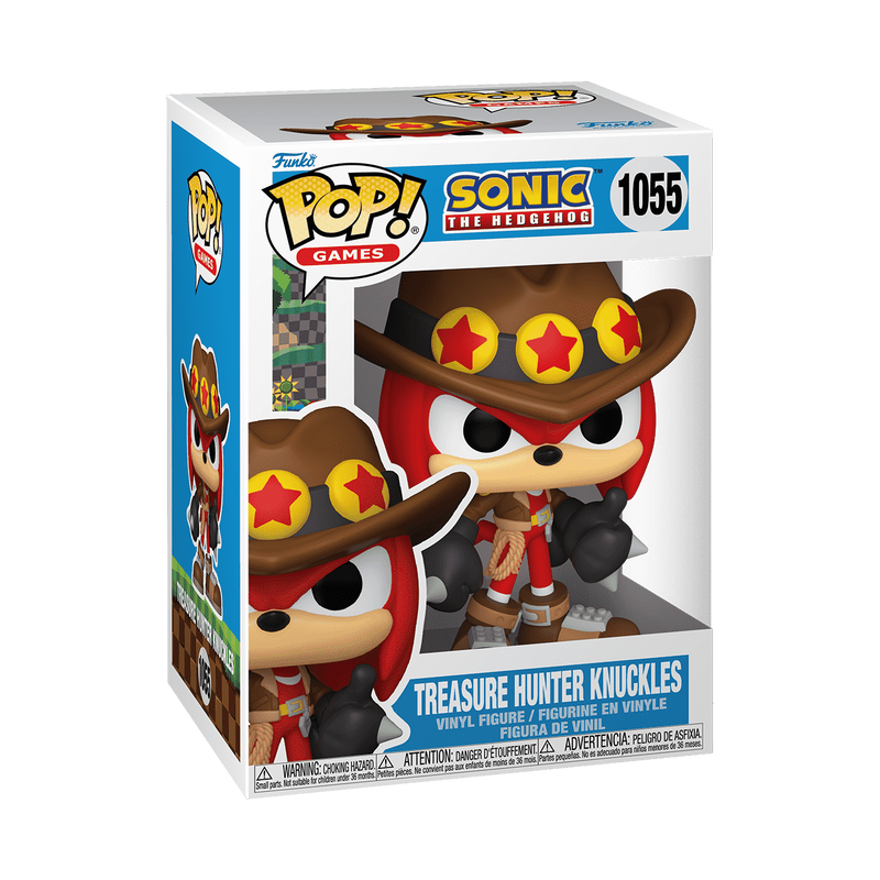 📦訂購 美國代購 Funko POP! SONIC THE HEDGEHOG Treasure Hunter Knuckles Figure 超音鼠 模型