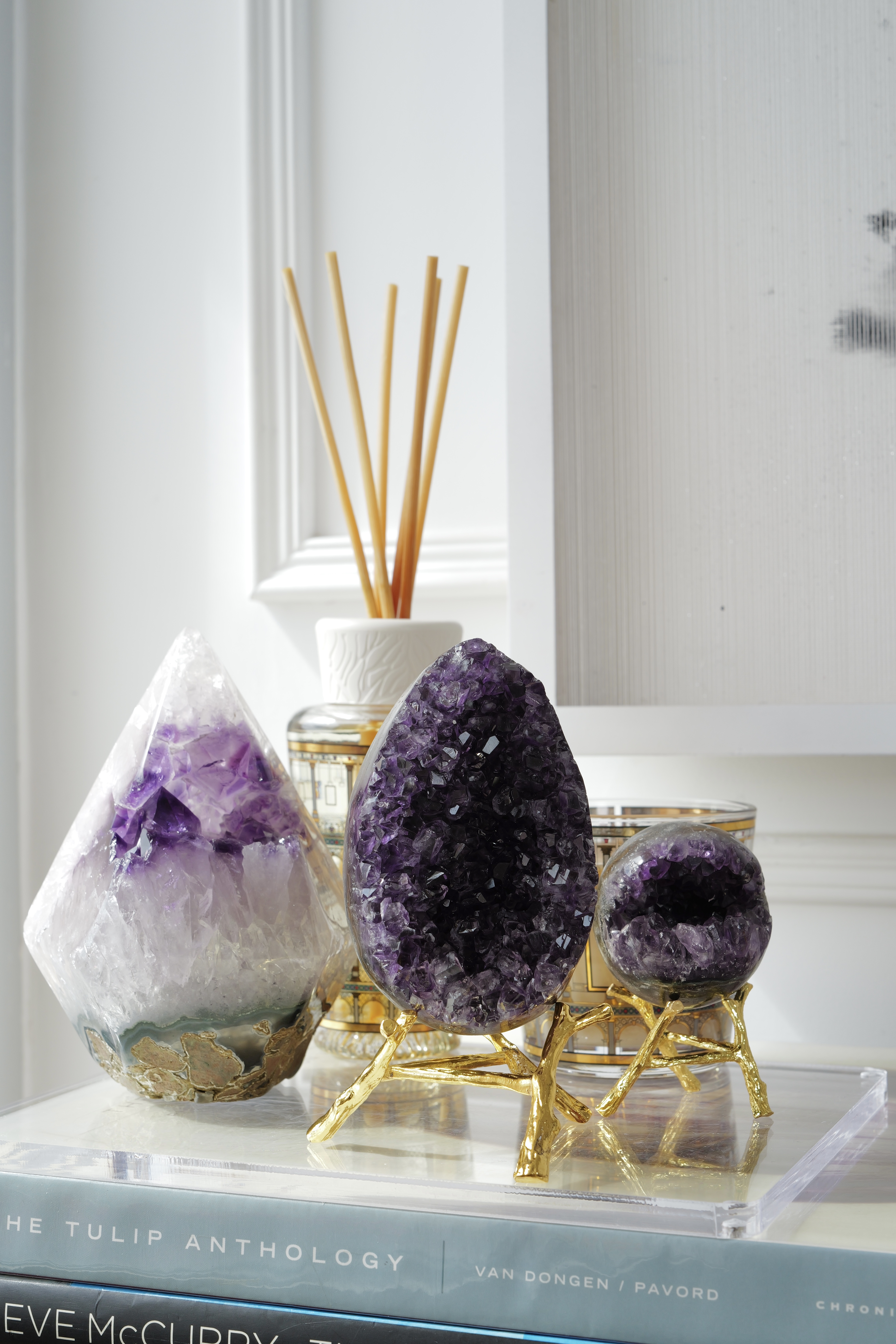 ༒ 11.2cm 帝王紫玻璃體冰翠紫水晶蛋༒  AM5008C2JGSN9-RA27*11TN