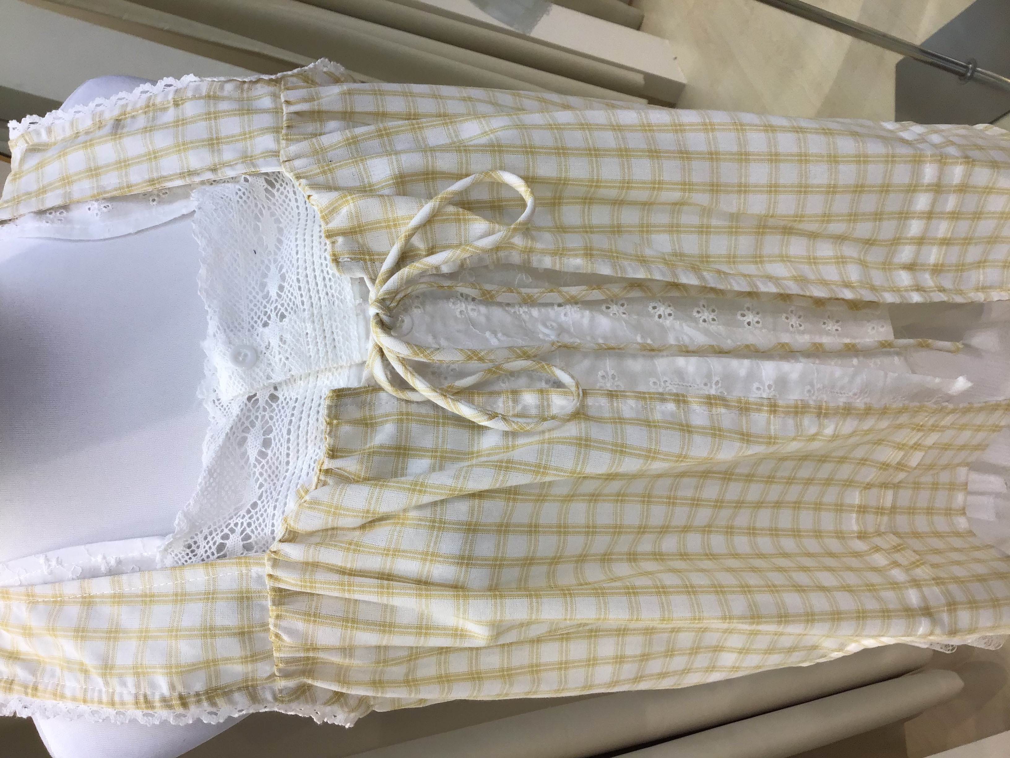 拼接格子假两件