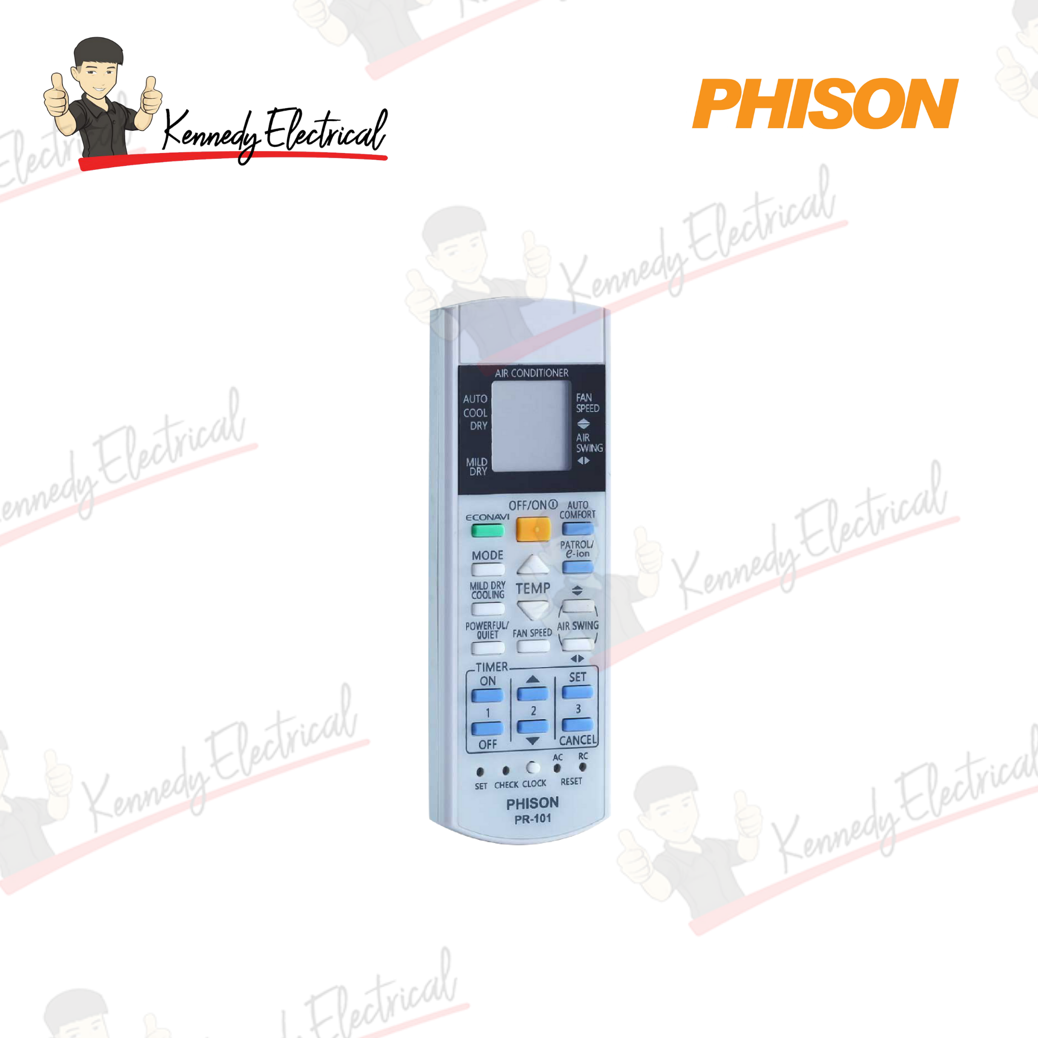 Phison Panasonic Aircon Remote Control (PR-101)