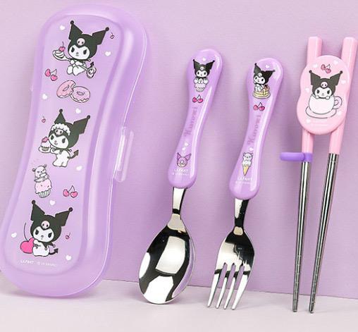 韓國直送🇰🇷 Kuromi 4件餐具套裝