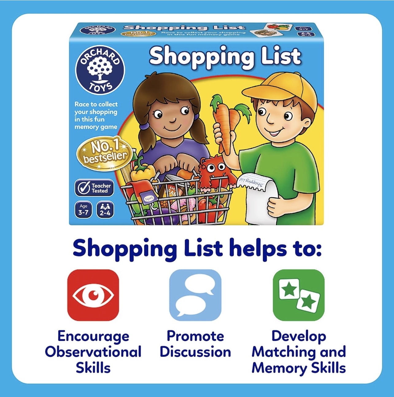 英國Orchard Toys Shopping List 桌面遊戲
