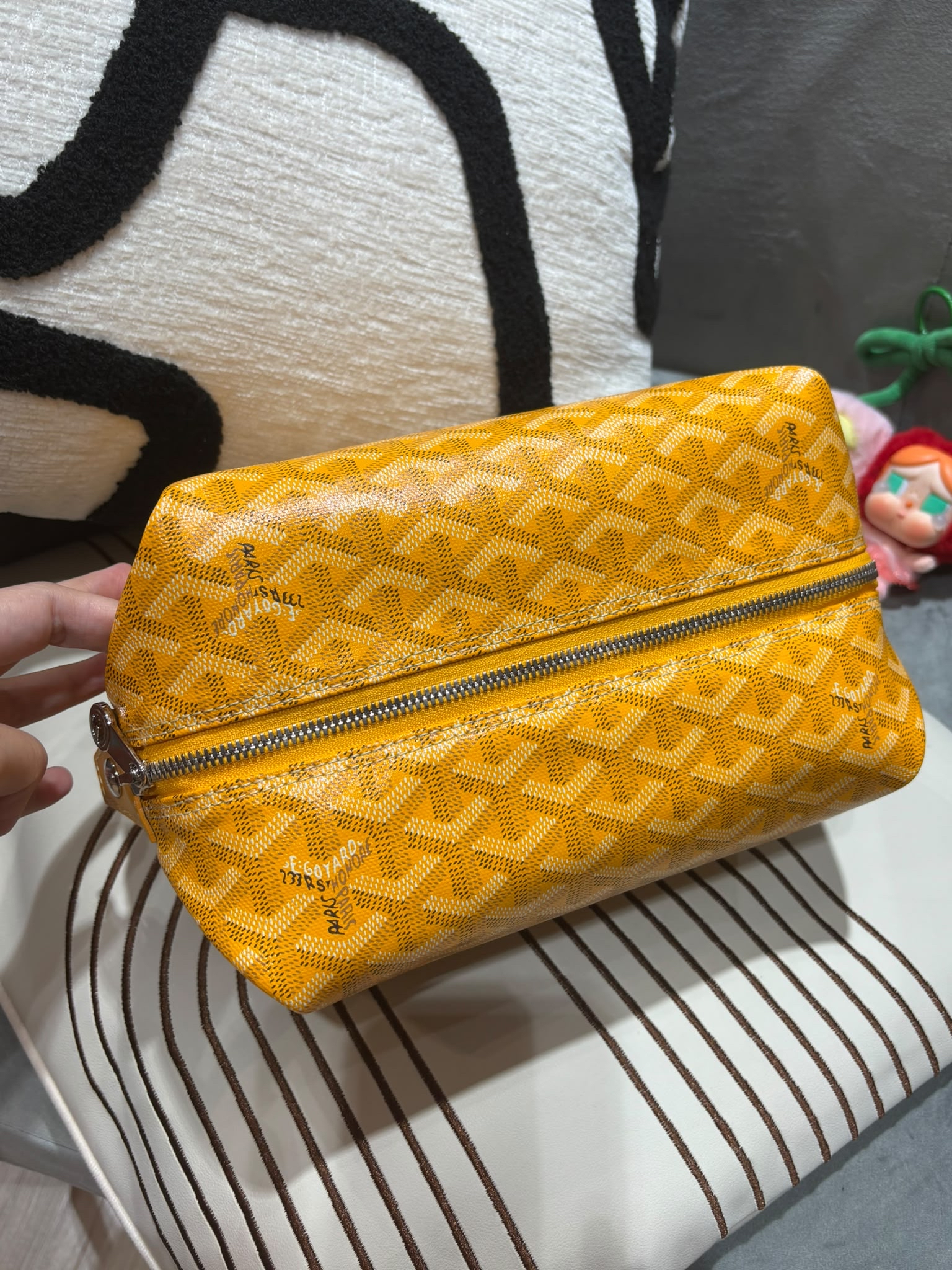 Goyard Bowling 25 Toiletry Bag Boeing 25 100%Authentic,99%new ✅已配上斜孭飛原裝肩帶