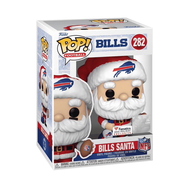 📦訂購 美國代購 Funko POP! NFL Bills Santa Figure 水牛城比爾 模型