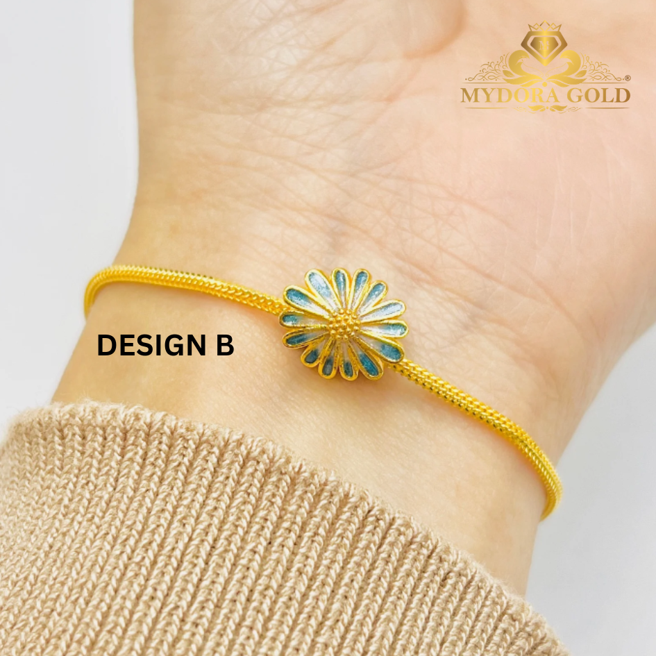 MYDORA Bead Jade Flower Enamel (5G) l EMAS 916/22K
