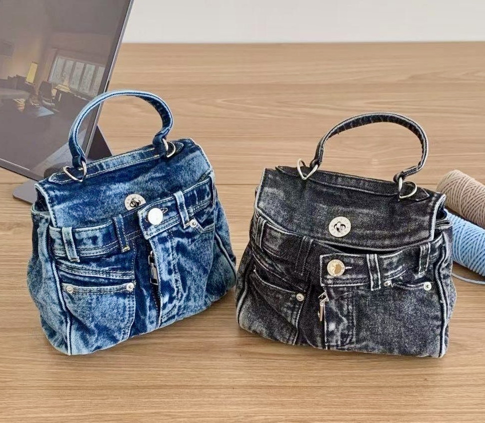 *韓國🇰🇷小店設計牛仔褲造型手袋👜*