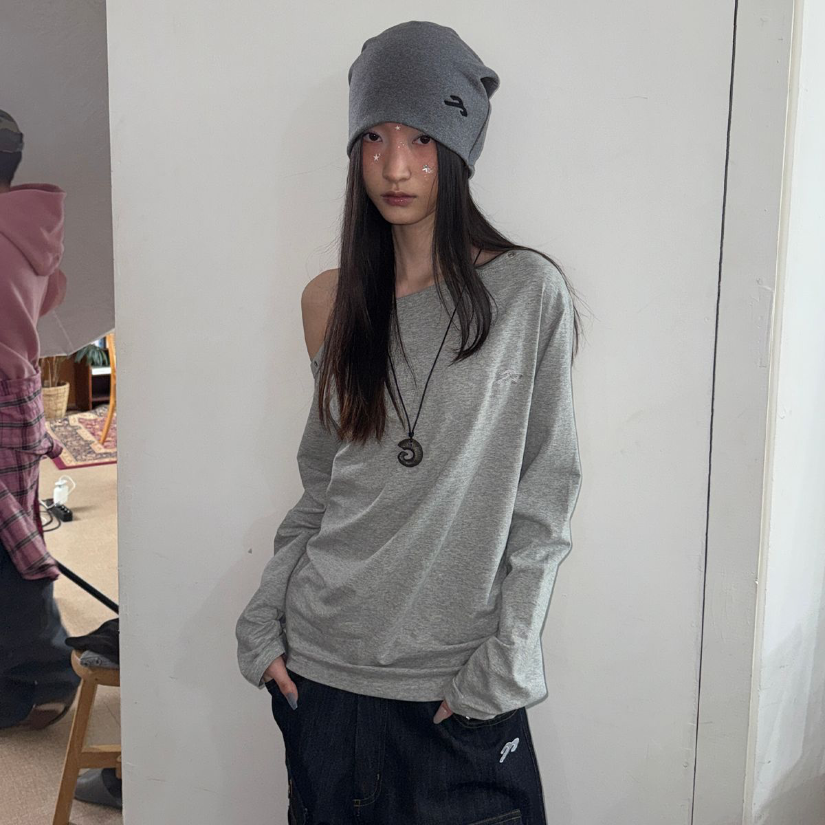 🇰🇷訂購｜tansanmagnesium 26SS｜Sparkling Water Logo Drape Beanie 2色 